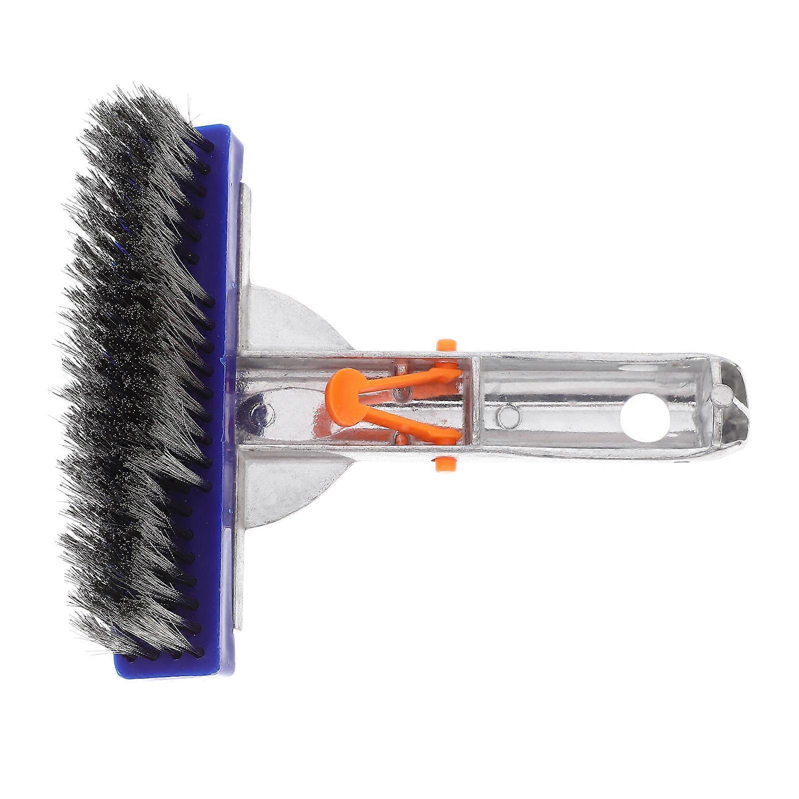 Heavy Duty Pool Brush Wire Cleaning Brush For Swimming Pools With Square Handle 1Pack