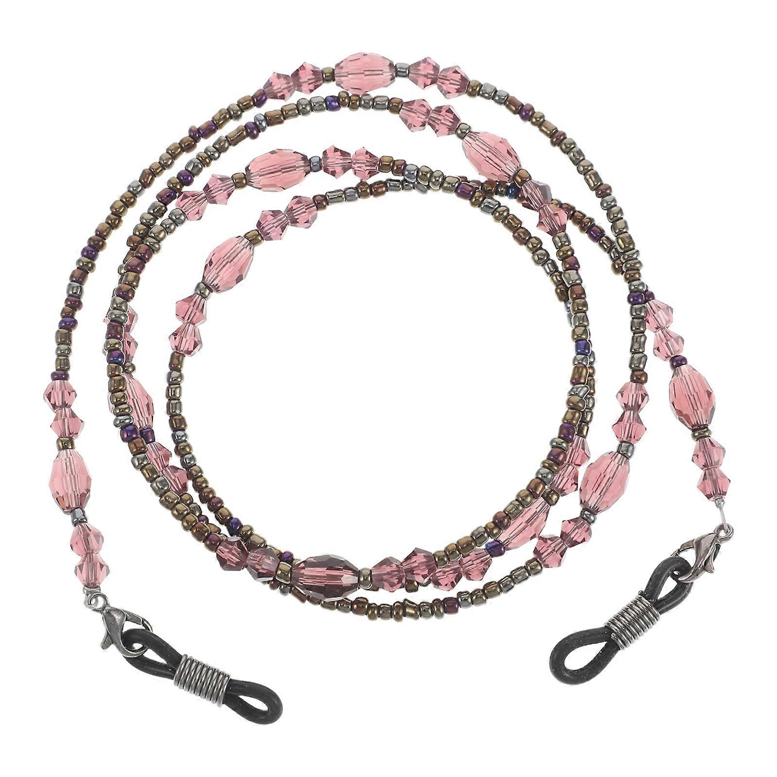 Eyeglass Chain Beaded Glasses Chain for Decoration with Retro Anti Slip Design