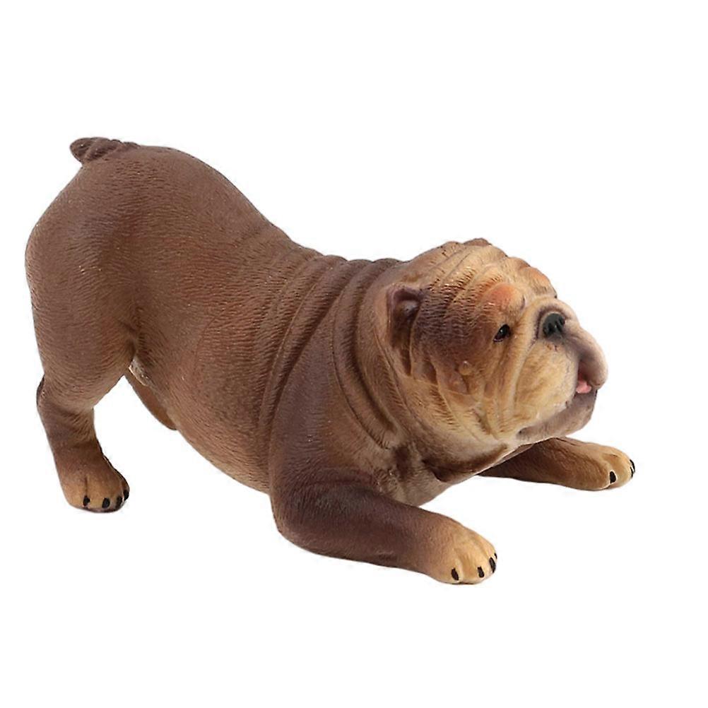 Plastic Realistic Dog Decor Home Park Use 5.7X5.7X10.7CM Imagination 1Pack