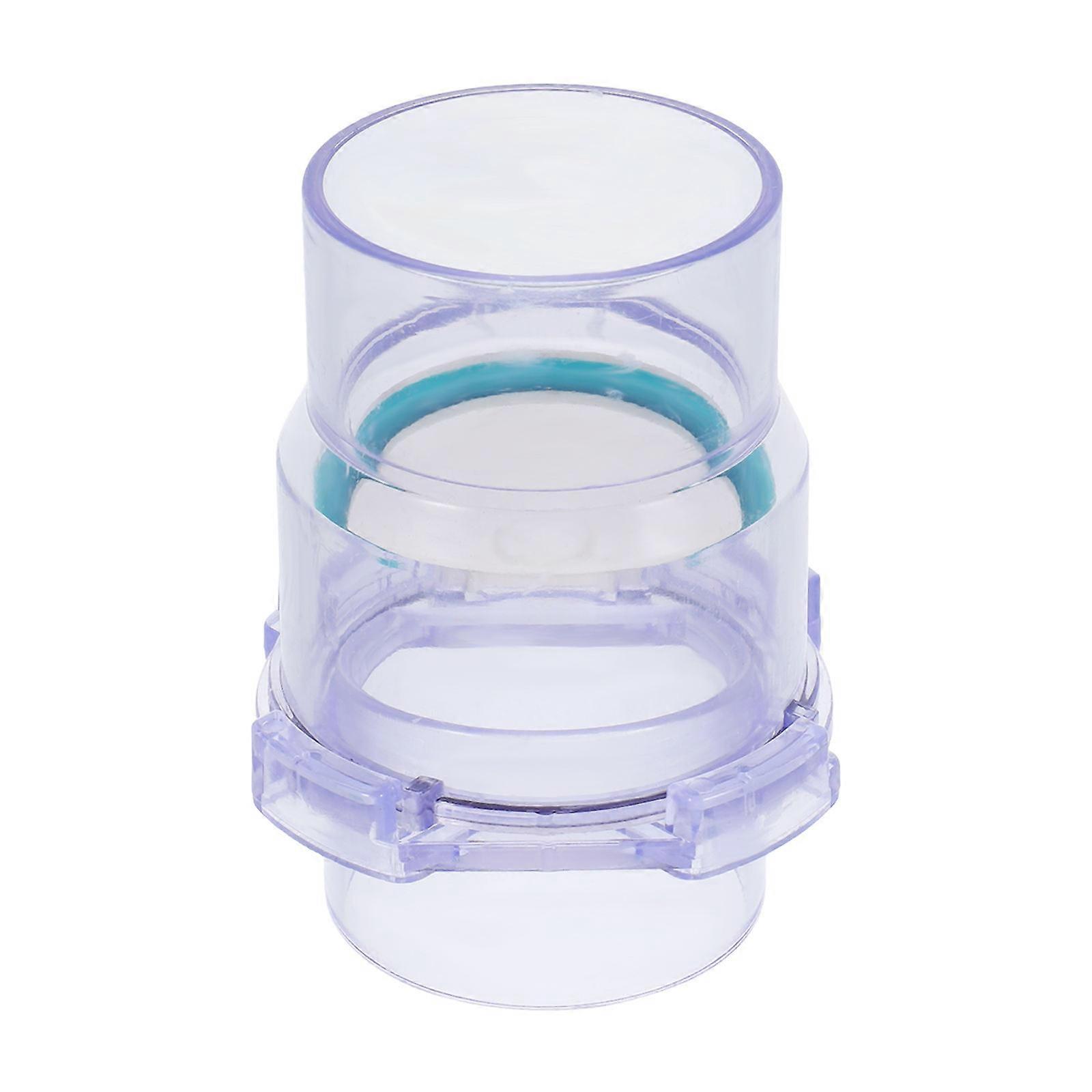 Clear Upvc Valve for Kitchen Drainage Systems Backflow Prevention Round Shape 1Set