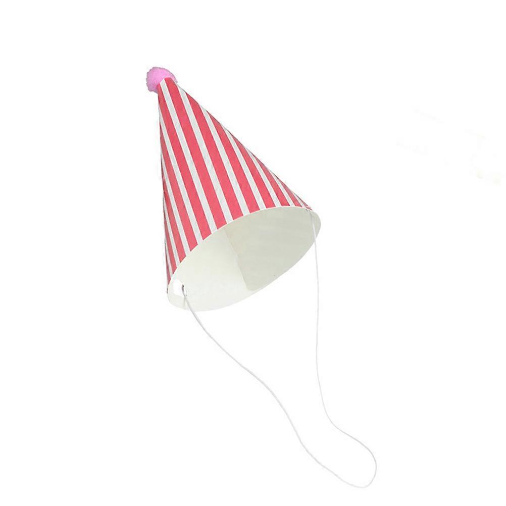 Pet Celebration Cone Hats for Dogs Cats Mixed Color Birthday Party 11Pcs