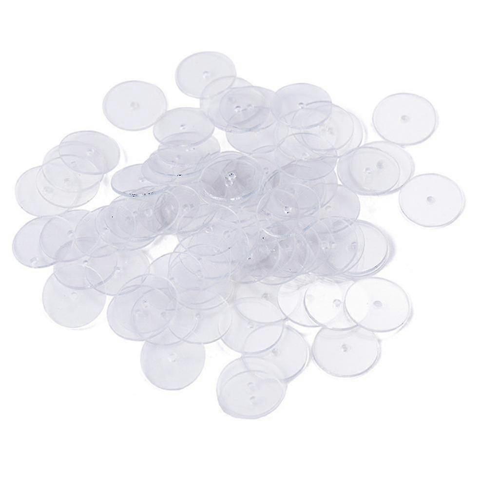 200 Stück / Set Ohrring Back Disc Pads zur Stabilisierung des Ohrrings für Dangle-Ohrringe
