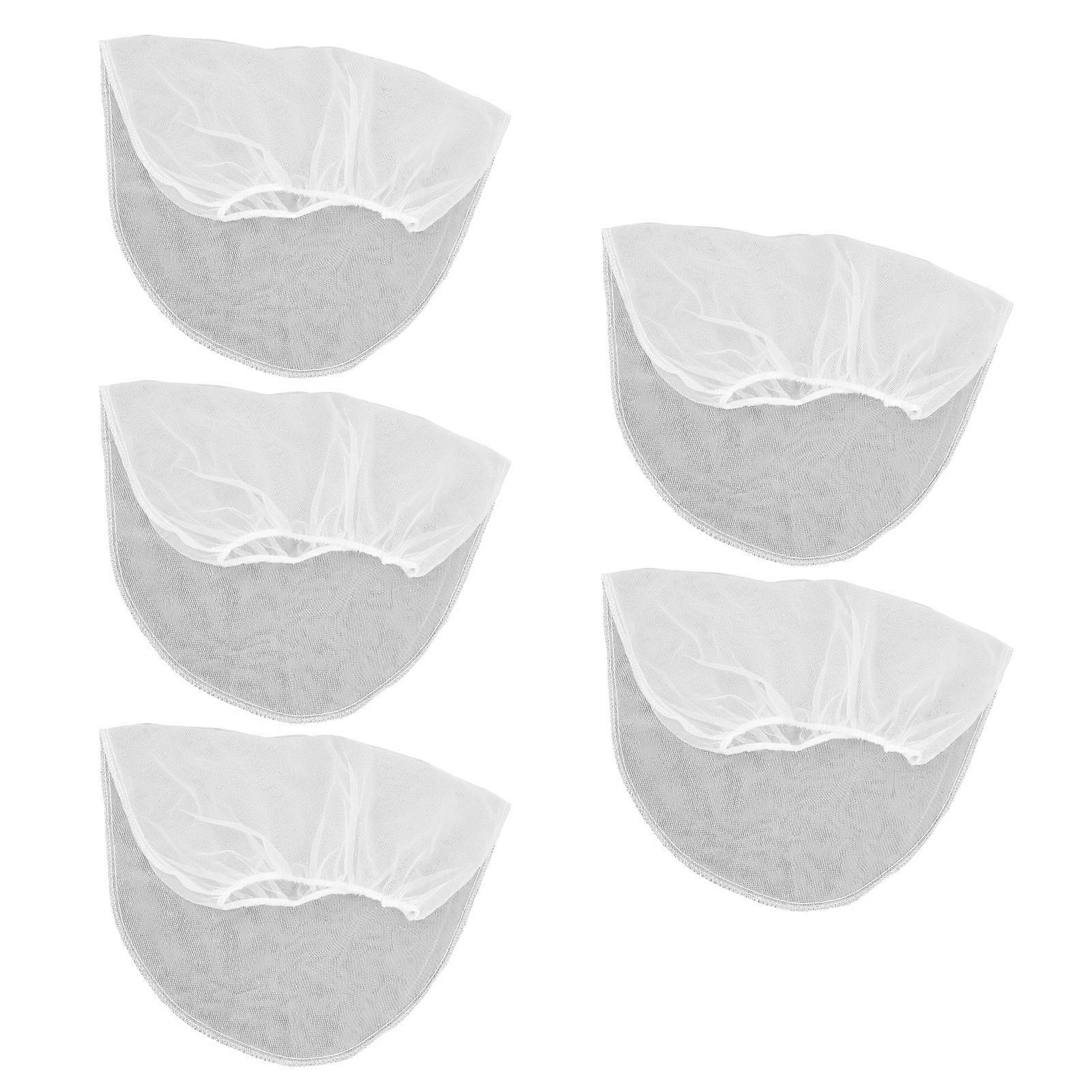 5pcs Fine Mesh Paint Strainer Bags with Elastic Mouth for Painting, Hydroponics, and Gardening – Multi Functional Filters