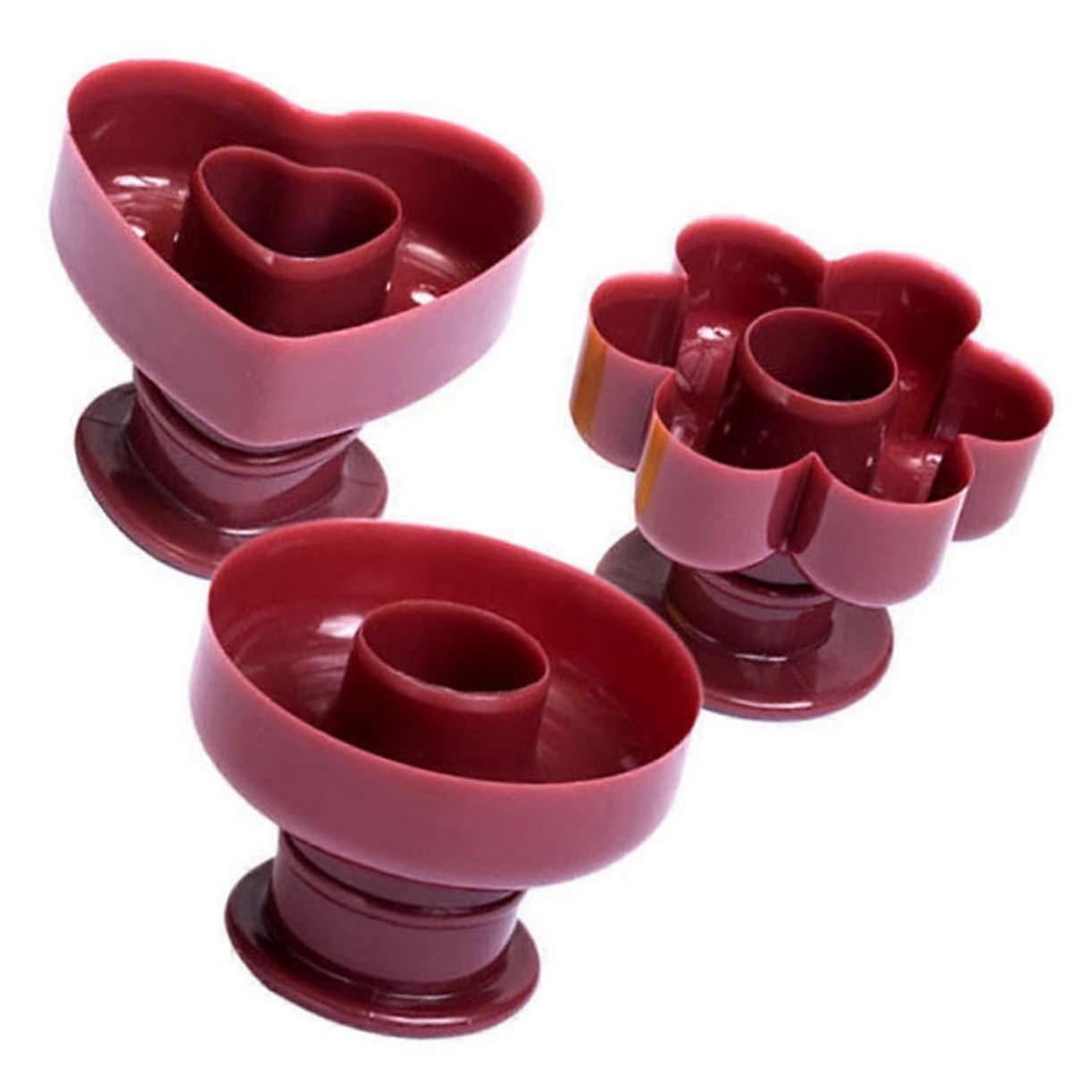 3 Piece Donut Cake Pan Donut Cookie Cutter Donut Baking Pan Donut Pan Round Donut Baking Dish Maker Donut Mold Donut Cookie Cutter Baking Tools Donut