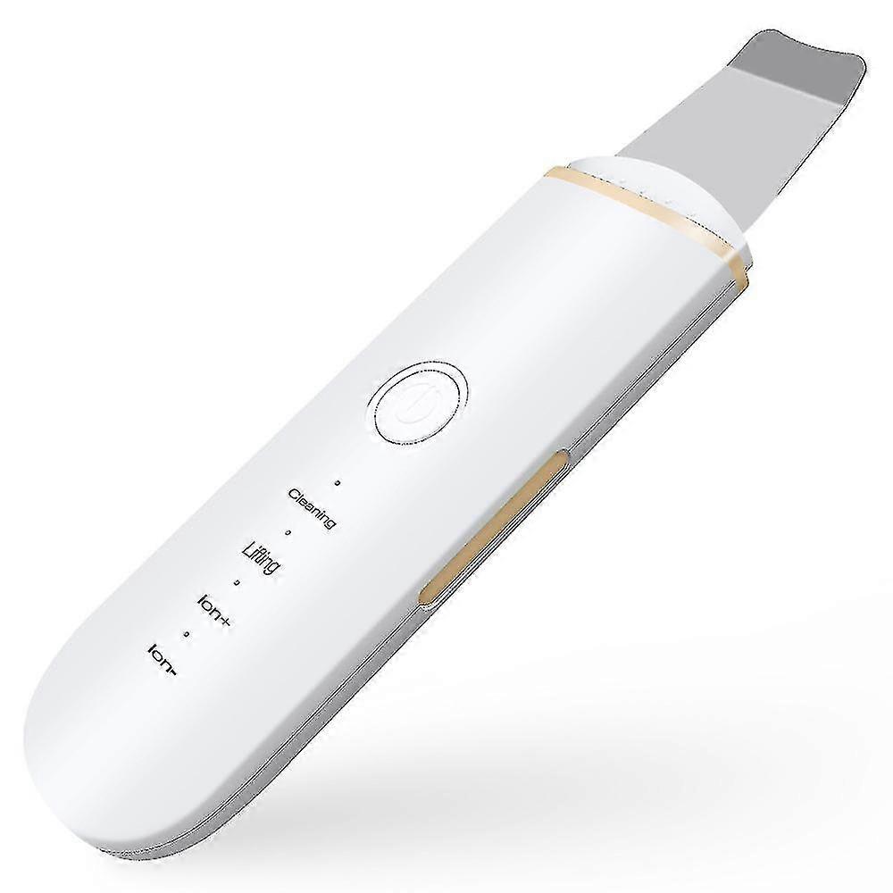 Ultrasonic Peeling Facial Cleanser, Skin Scrubber for Blackhead Removal and Pore Cleaning, USB Rechargeable with 4 Modes