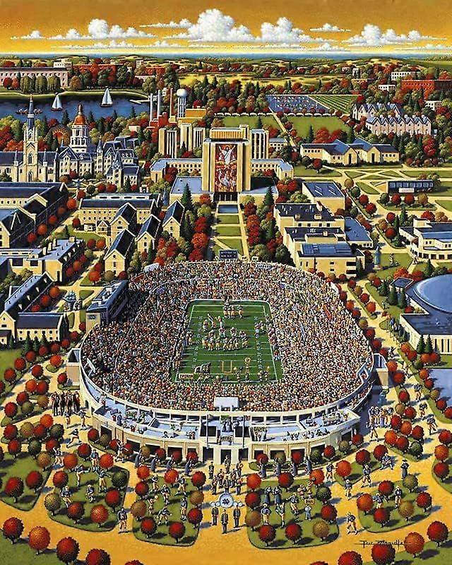Fighting Irish of Notre Dame 1000 pezzi puzzle puzzle in legno bambini e adolescenti formazione educativa decompressione resistente diffi