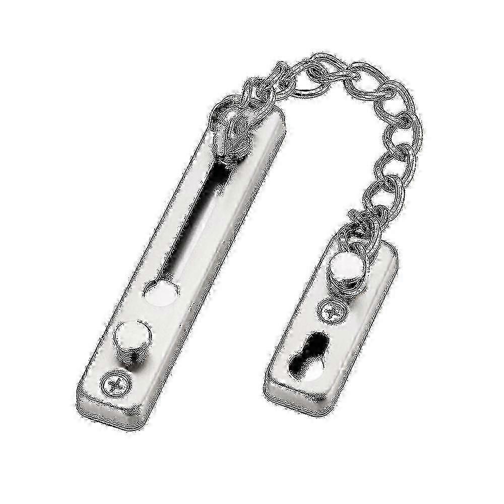 高品質ステンレススチール製ドアセキュリティチェーンロック（ネジ付き）ホテル・家庭用