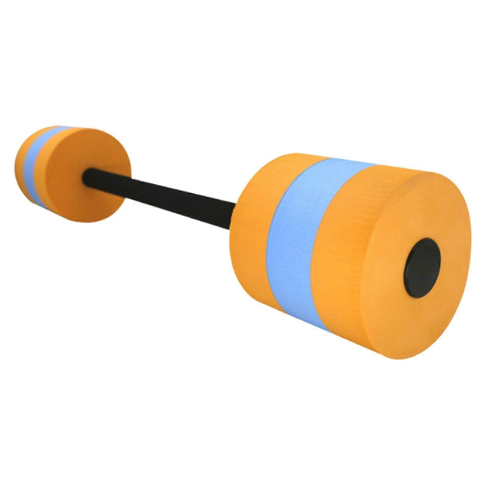Water Exercise Dumbbell Swimming Dumbbell Pool Resistance Fitness Equipment Pool Dumbbell for Spa Underwater Exercises Blue Orange