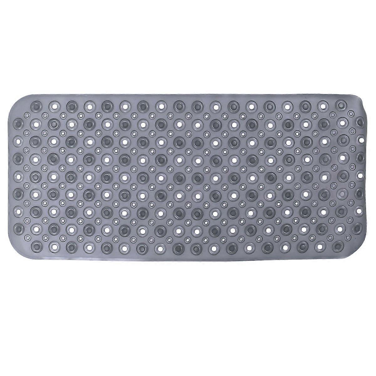 PVC Mat Grey with Quick Drainage for Bathroom Use Non Slip Floor Mat