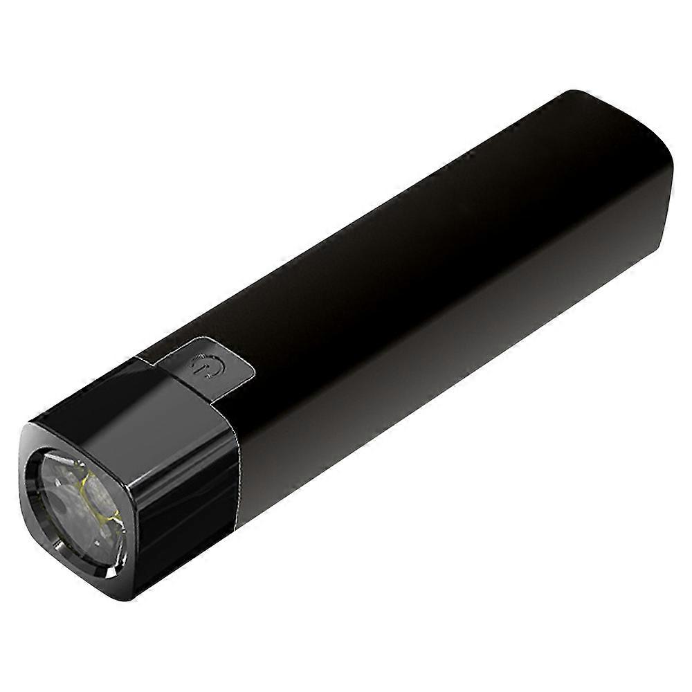 Usb Rechargeable Flashlight - Small & Bright Led  Flashlights-Black