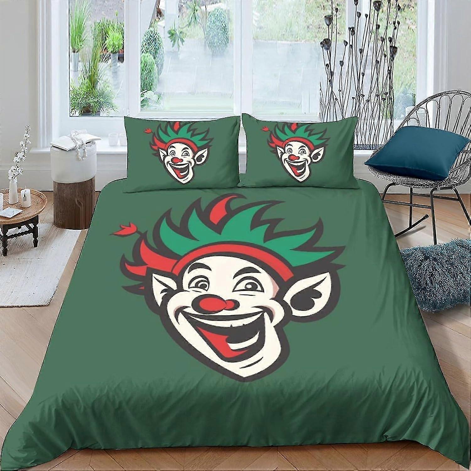 Comforter Covers Quilt Cover for Boys Girls 3D Print Theme with Pillow Cases Soft Microfiber Bedding Set with Zipper Closure