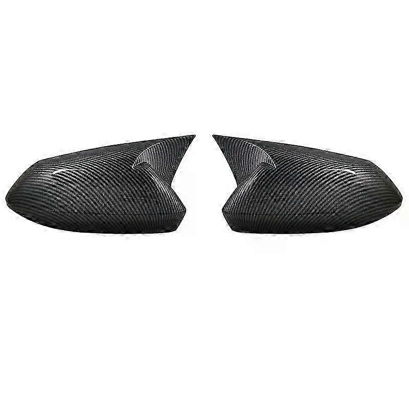 For Compatible with Toyota Corolla 2019 2020 2021 2022 Car Rearview Side Mirror Cover Trim Shell ABS Carbon/Black