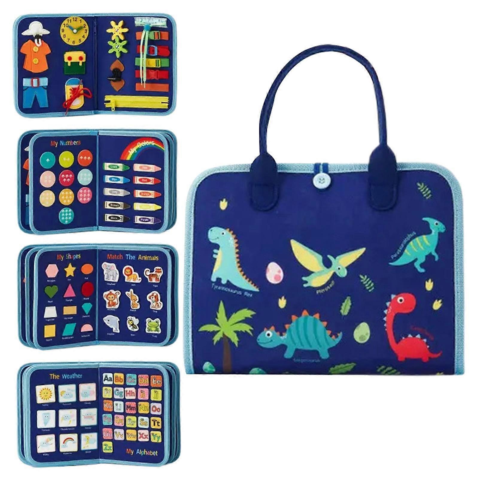 Busy Book, Felt Boards, Felt Learning Toy, Sensory Book, Sensory Toy for Dressing, Learning Puzzle for Travel, Developing Fine Motor Skills