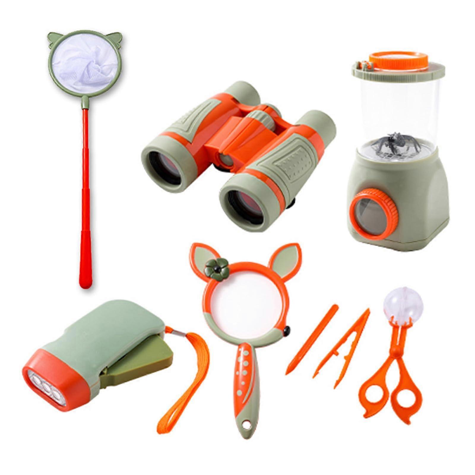 Catch Observation Tools Children's Outdoor Set with Magnifying Lens and Nature Exploration Gear for Kids