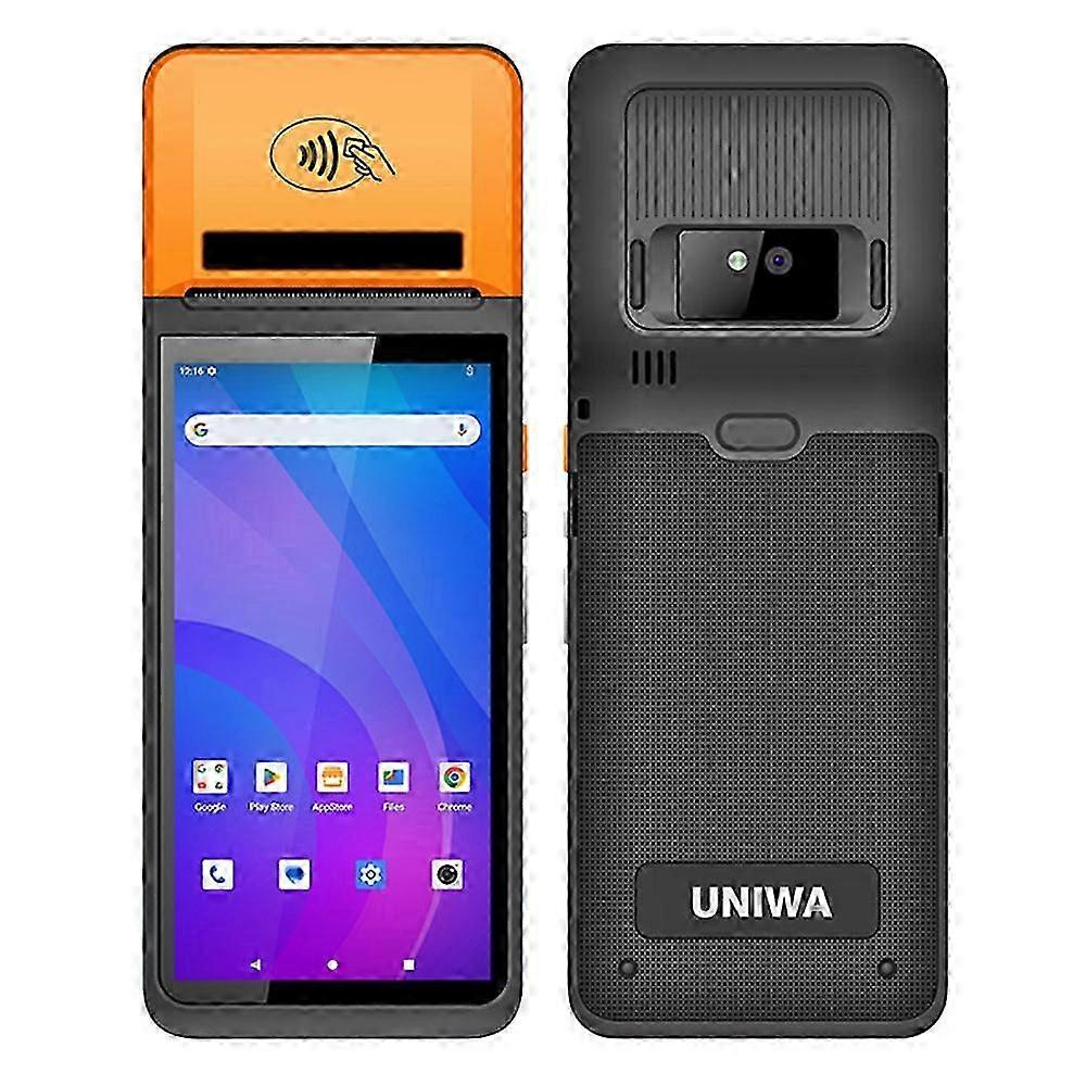 Smartphone with 6 Inch IPS Display, 3GB+16GB, Android 13, 2D Scanning Module - Black/Orange