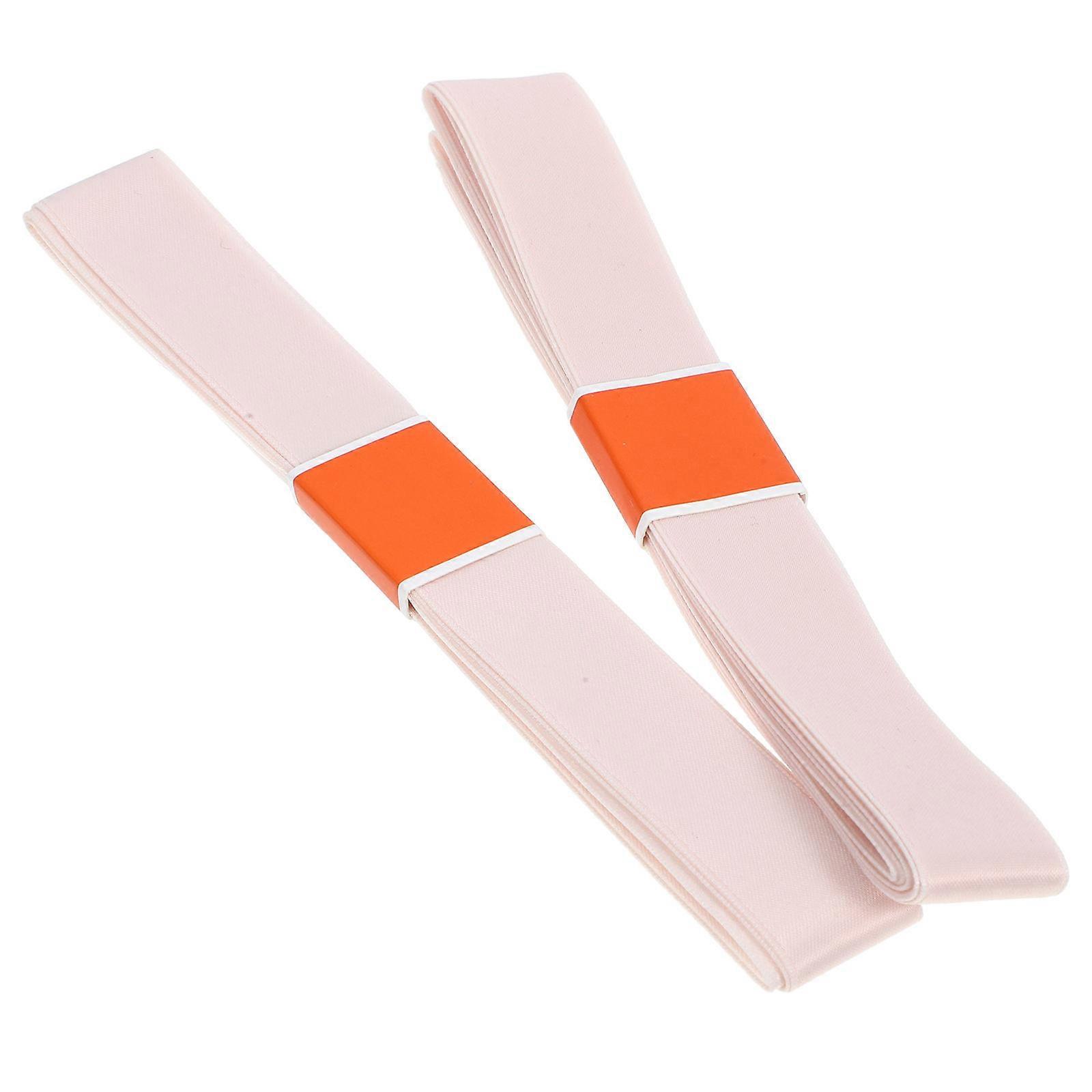 Dancing Shoe Ribbons Pink Ribbons For Dancing Ballet Dancers Stage Performances 98.25in X 0.79in X 0.04in 2 Rolls