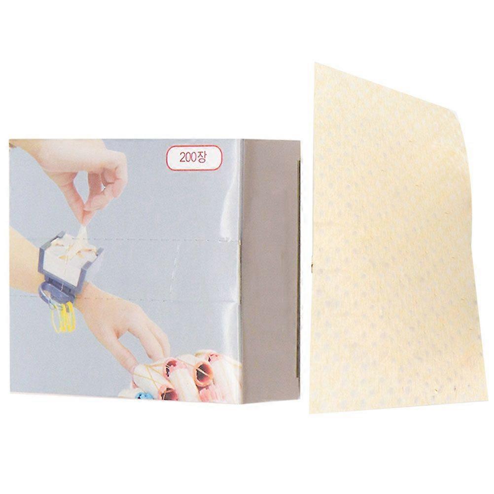 1Box Engångs Hårstyling Perm Papper Handled Frisör Papper Salong Supply