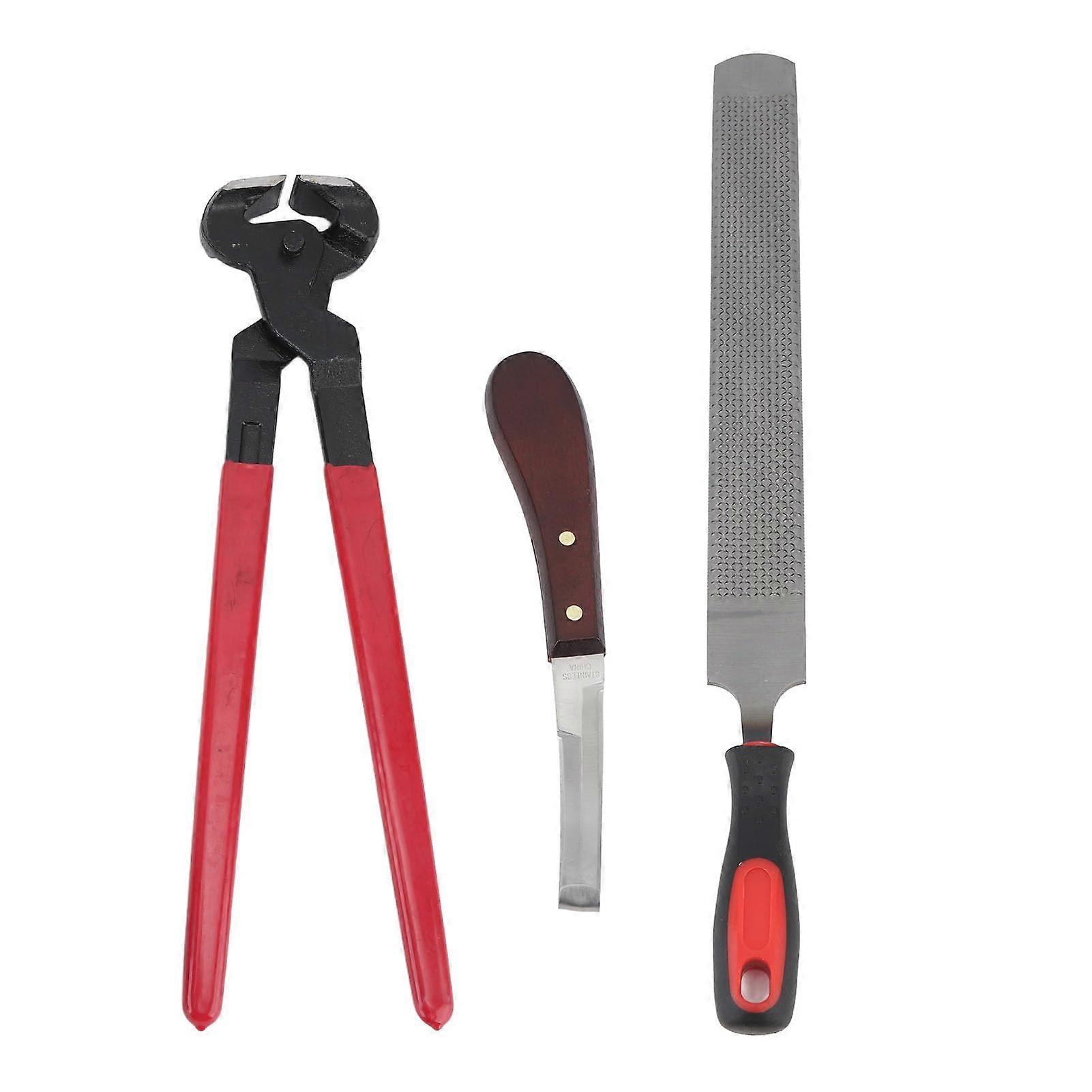Hoof  Tool Set, DoubleSided File, Hoof Cutter, Blacksmith Tool Set