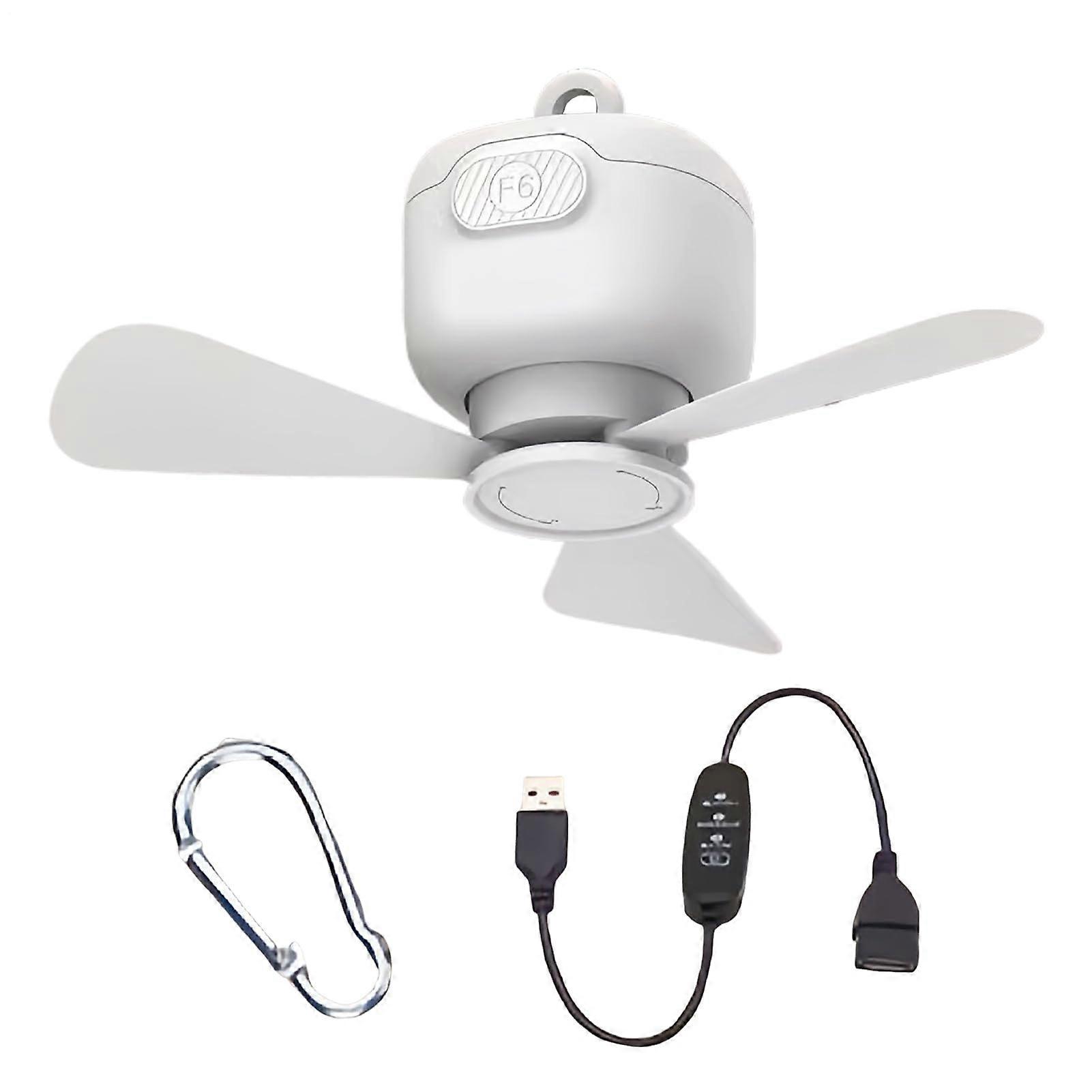 مروحة سقف مظلة زيلت مروحة سقف هادئة للتعليق ، مروحة سقف USB 3 سرعات للشرفة ، خيمة ، مظلة ، جناح خارجي ، غرفة نوم ، منطقة جلوس