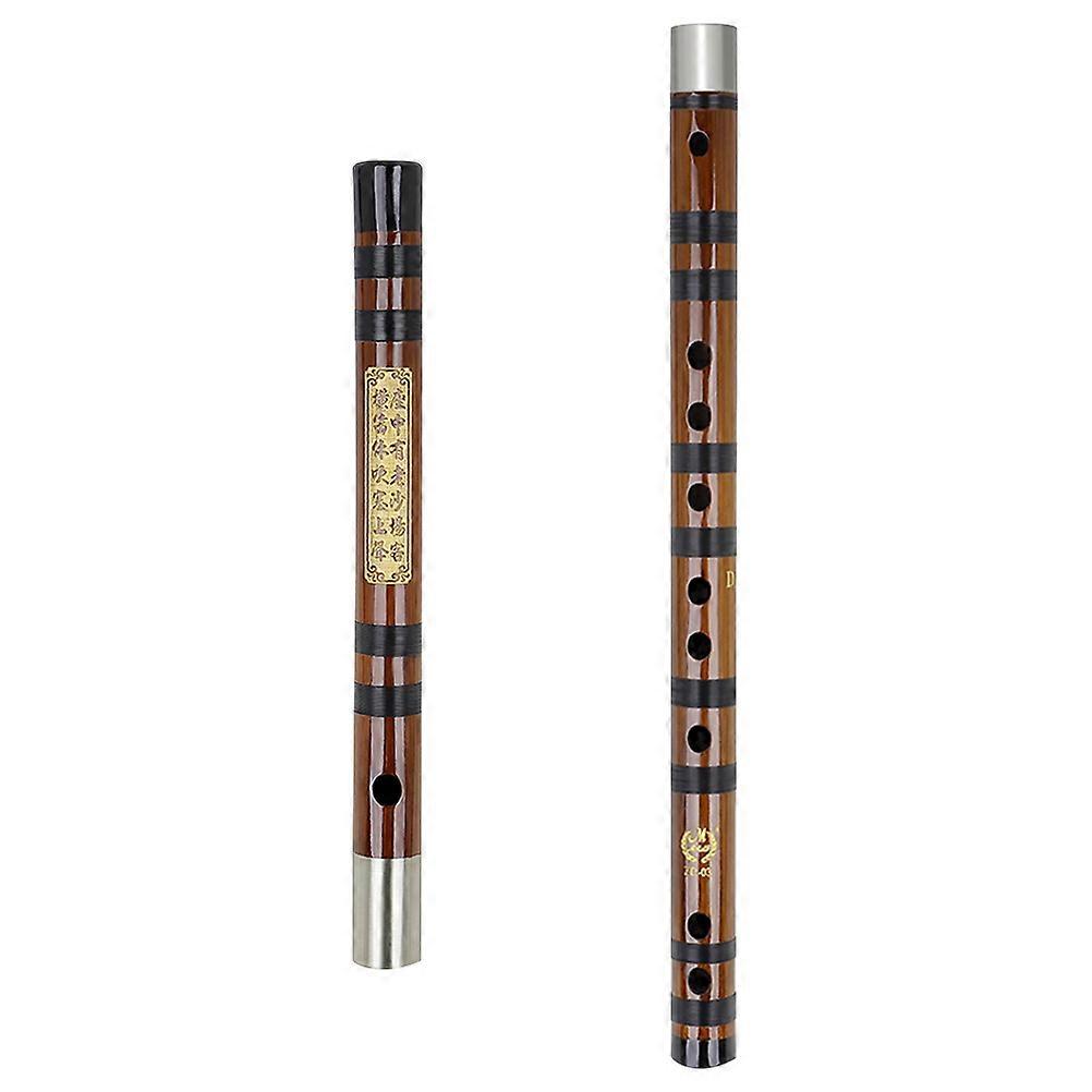 Durable Bamboo Flute Set for Beginners Portable Chinese Style Instrument with Storage Box for Early Childhood Music Education and Exploration