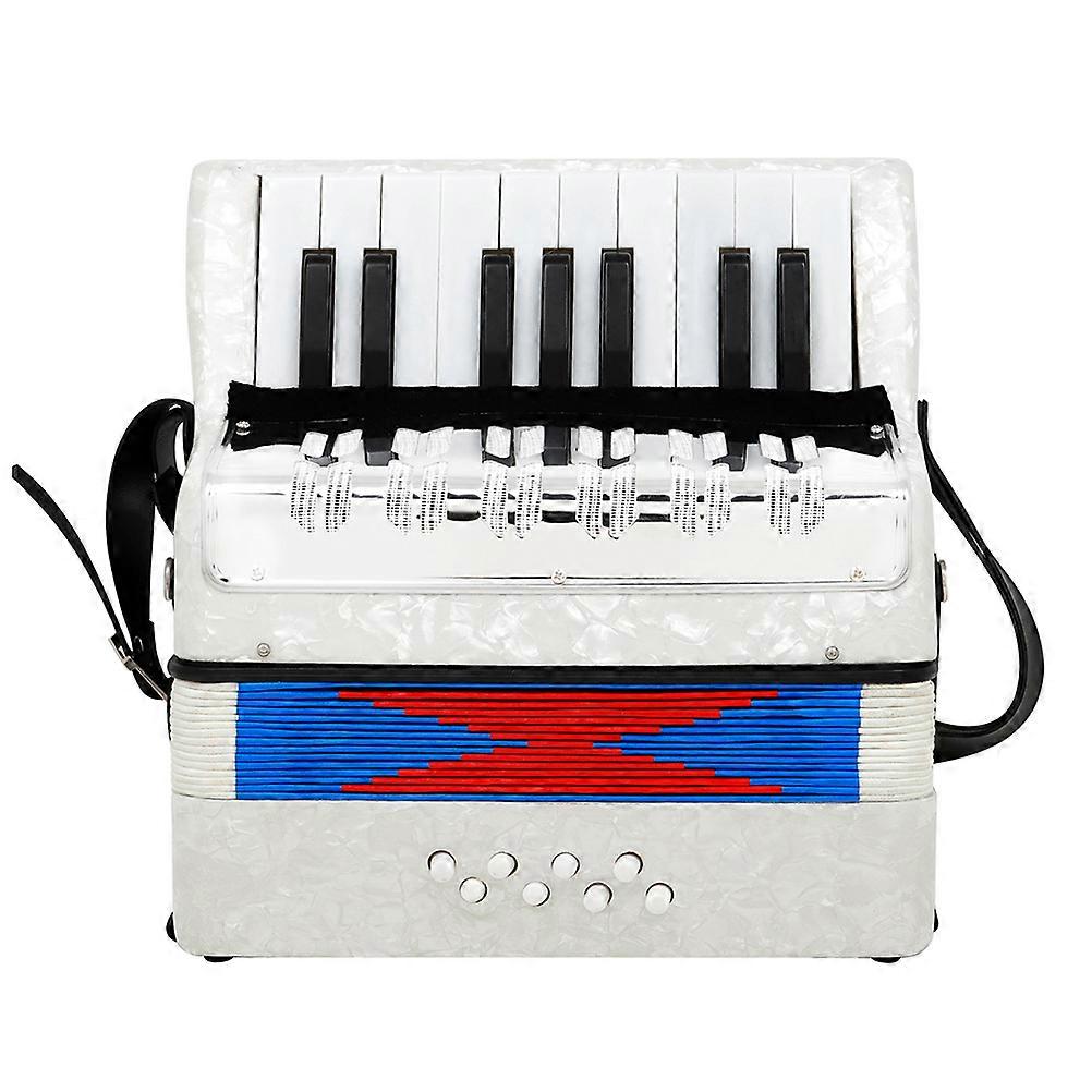 Compact Portable Accordion Educational Concertina Musical Instrument for Beginners – Fun Learning Tool for Music Practice
