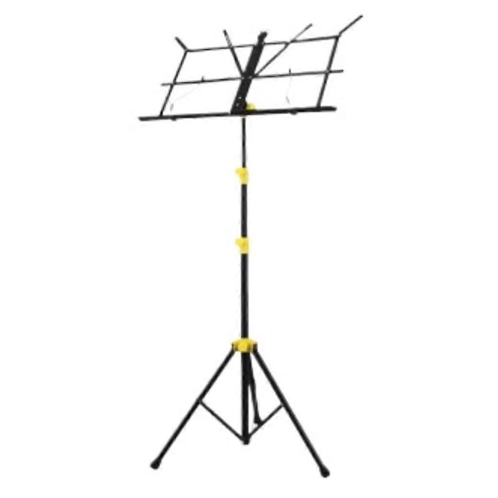 Portable Music Stand, Adjustable Folding Notation Stand for Home Use, Compatible with Guitar, Guzheng, Drums, Black