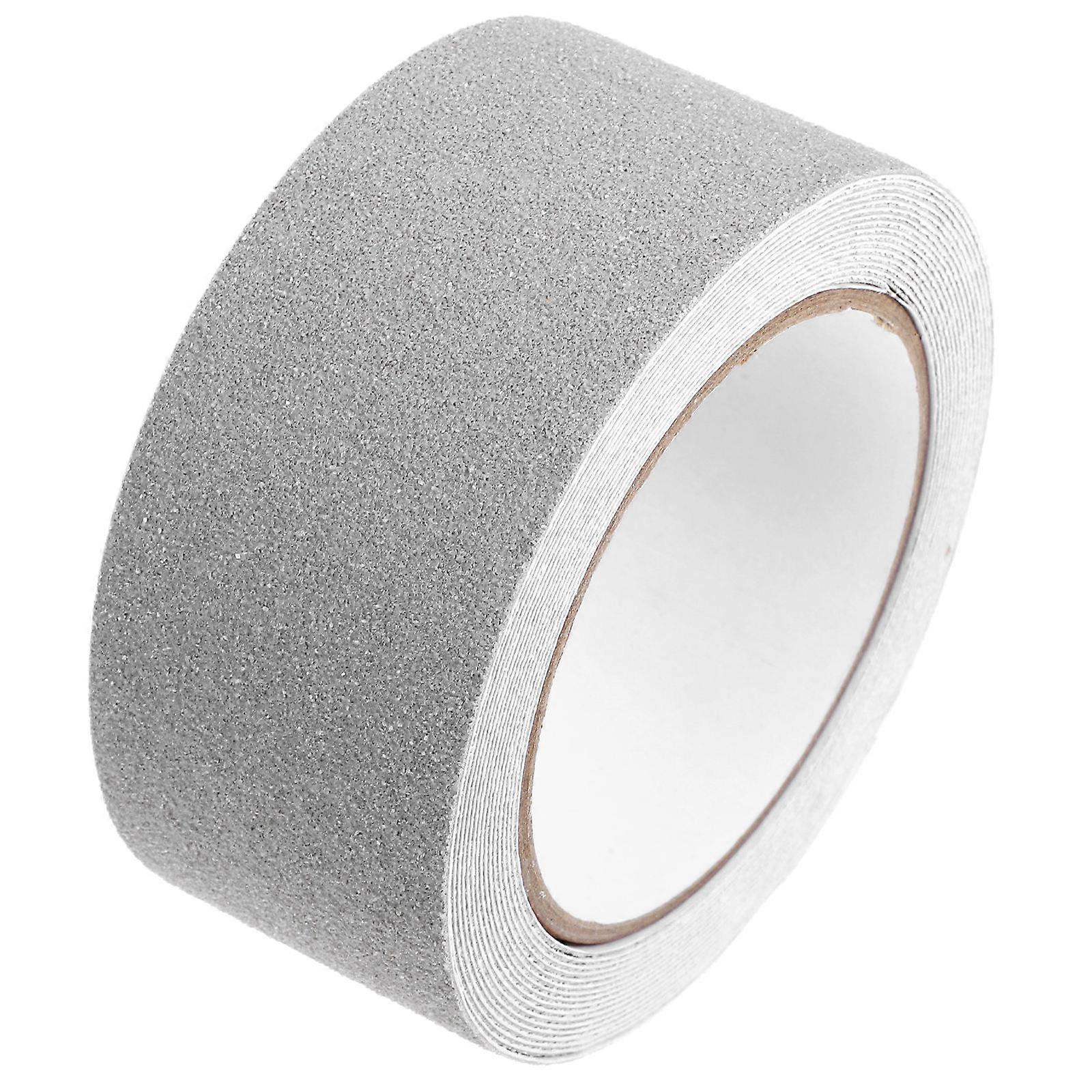 Stair Traction Strips Nonskid Tape Grip Enhancement For Indoor Surfaces Long Term Use Pvc Material 1 Roll