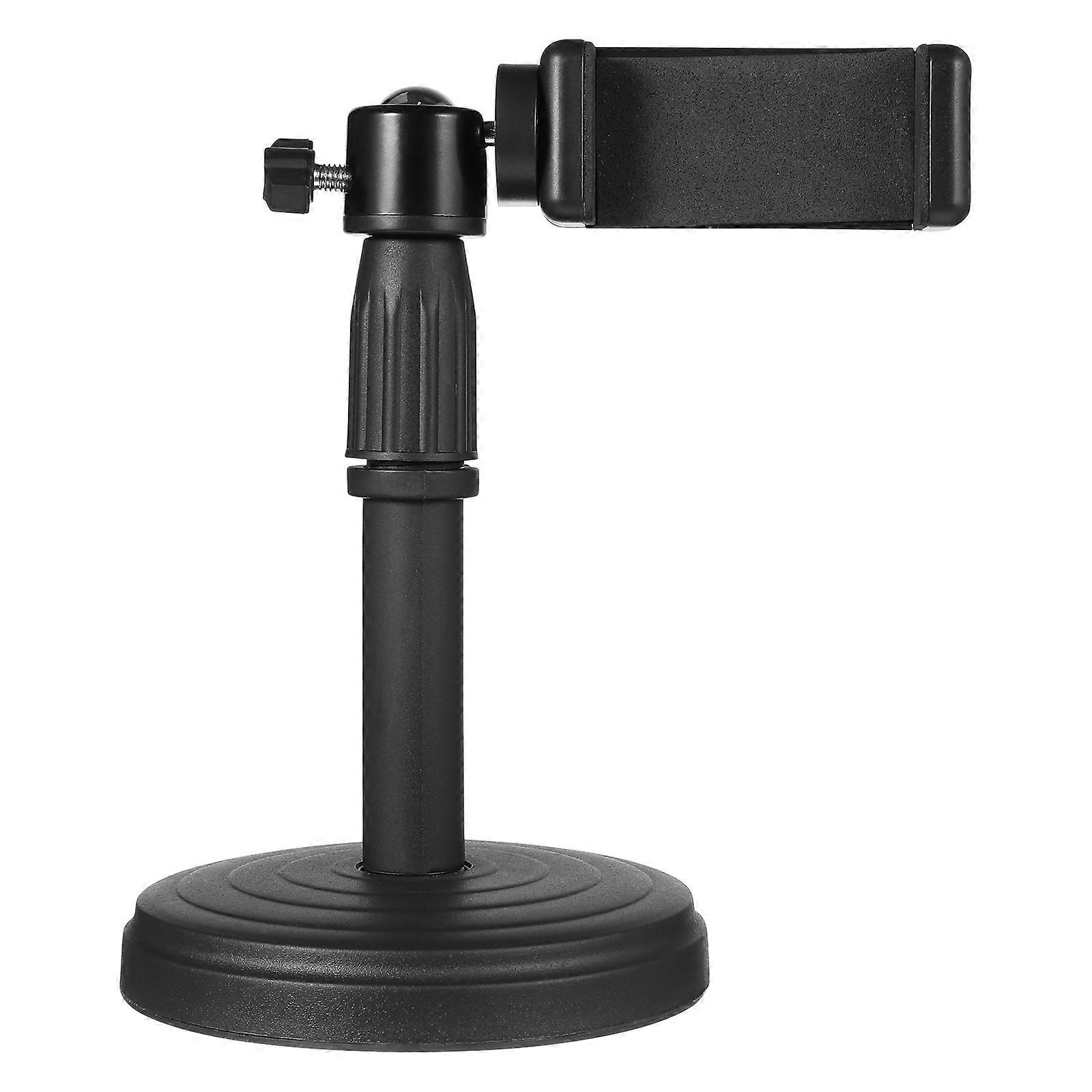 Adjustable Rotating Mobile Phone Bracket Flexible Wall Mountable Cell Phone Holder Stand for Dash and Portable Use, Black