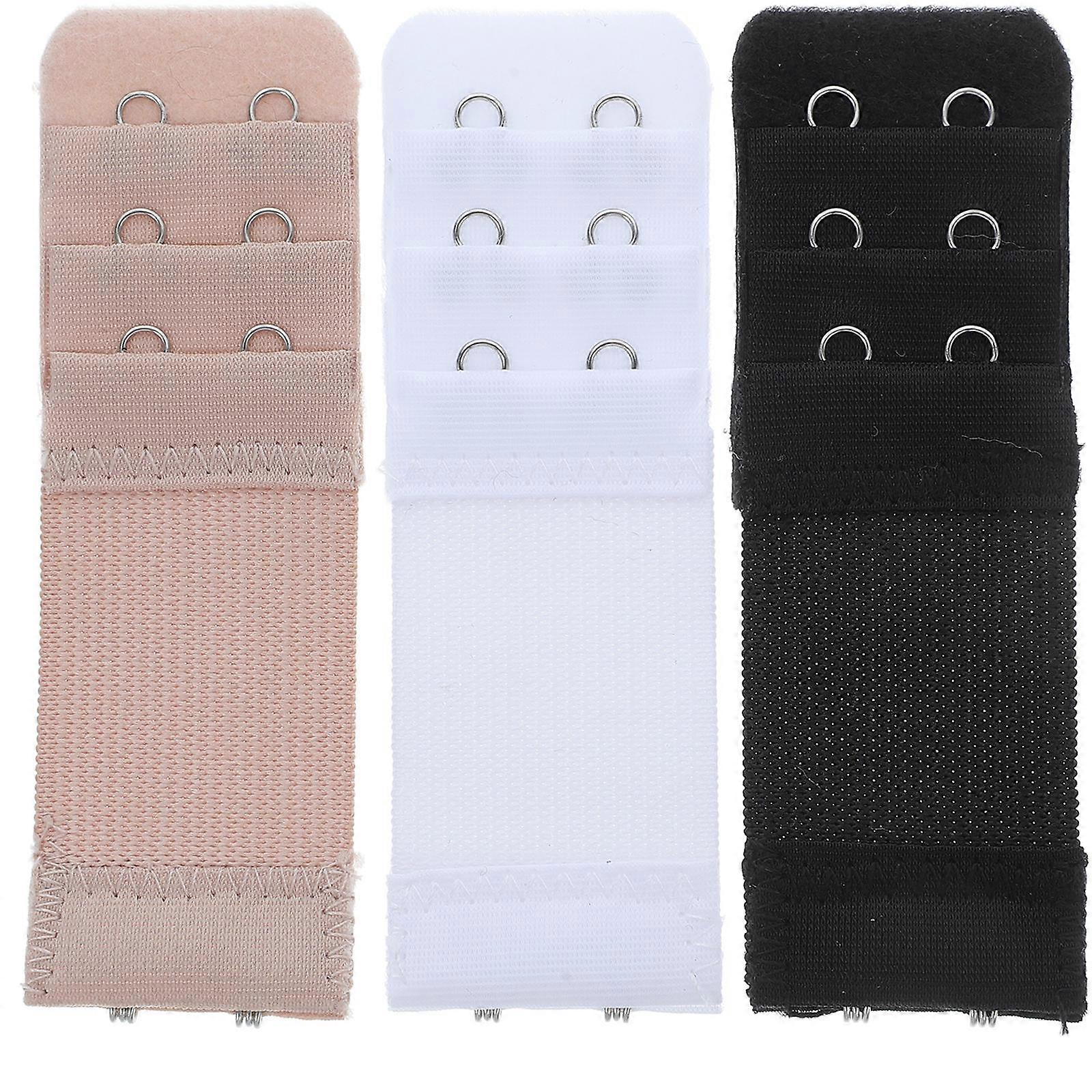 Bra Extension Buckle Elastic Extension Strap Women Pregnancy Weight Gaining 6Pcs