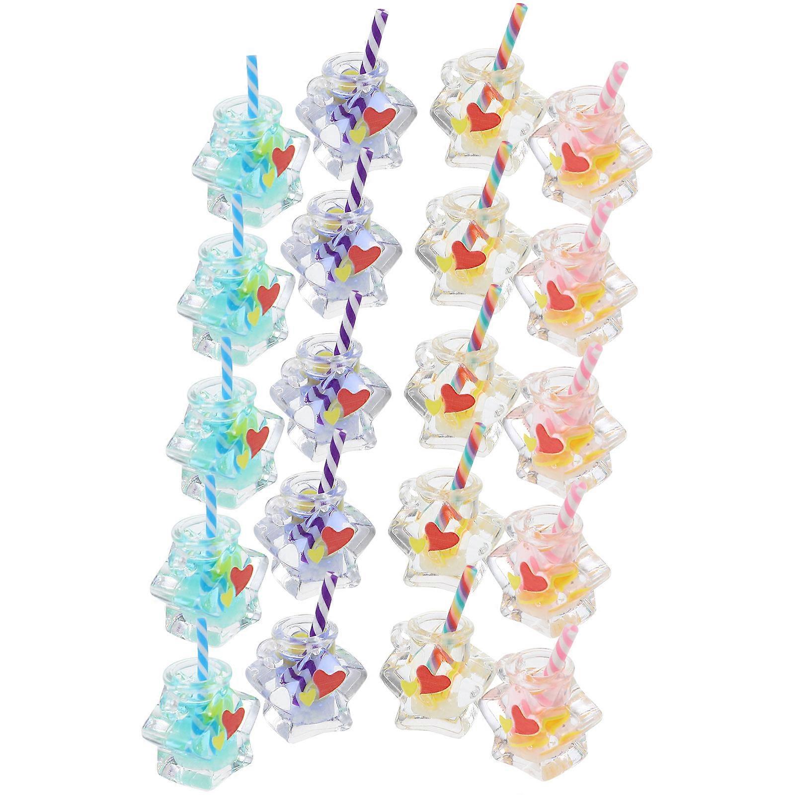 Here's a well structured product description and potential response for your query about **"20pcs Resin Bottle Charms For Jewelry Making Durable