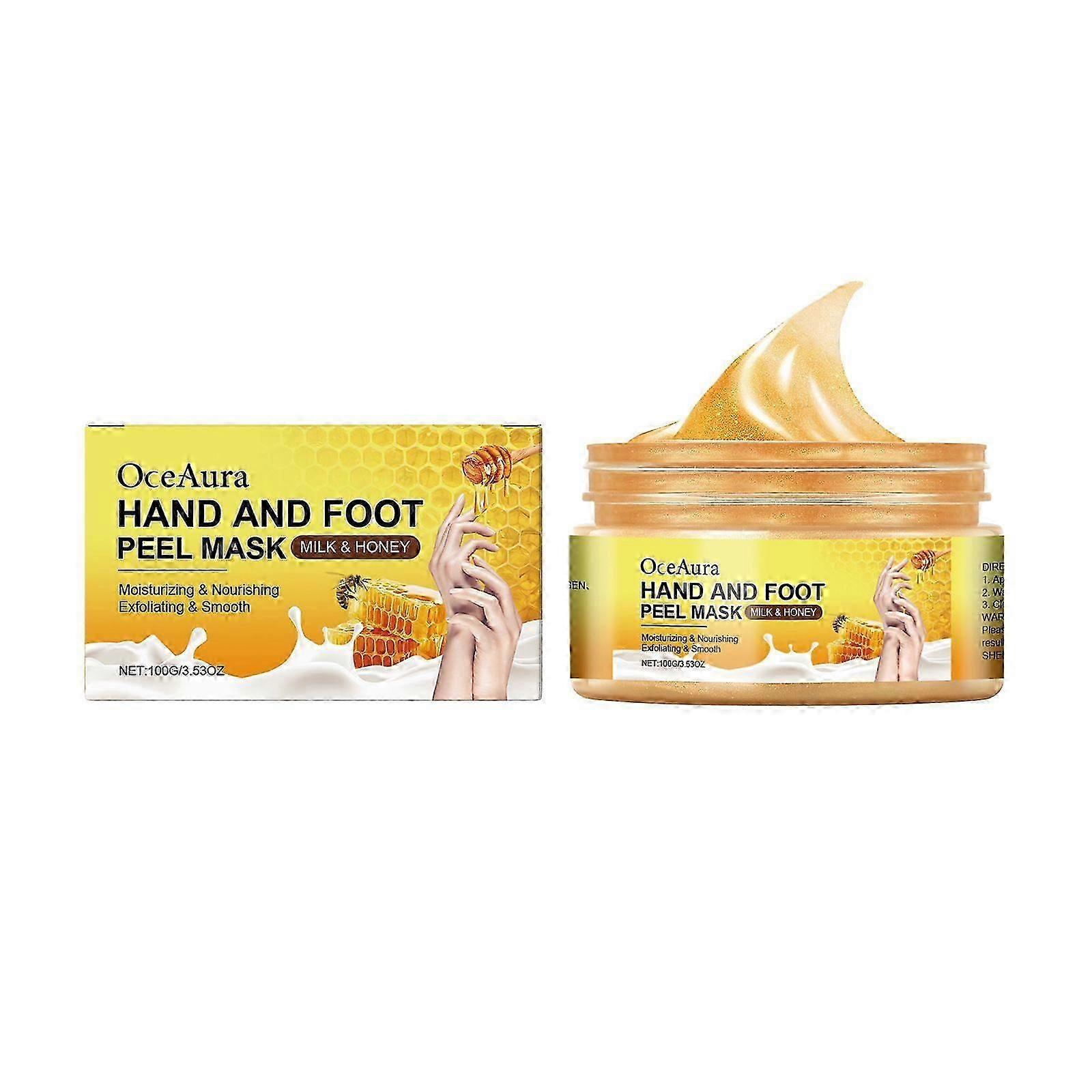 Γάλα Μέλι Peel Off Κερί Χεριών για Γυναίκες Ενυδατικές Ενυδατικές Μάσκες Χεριών Θρεπτικές Απολεπιστικές Φιλμ Χεριών Περιποίηση Χεριών Soft 100g