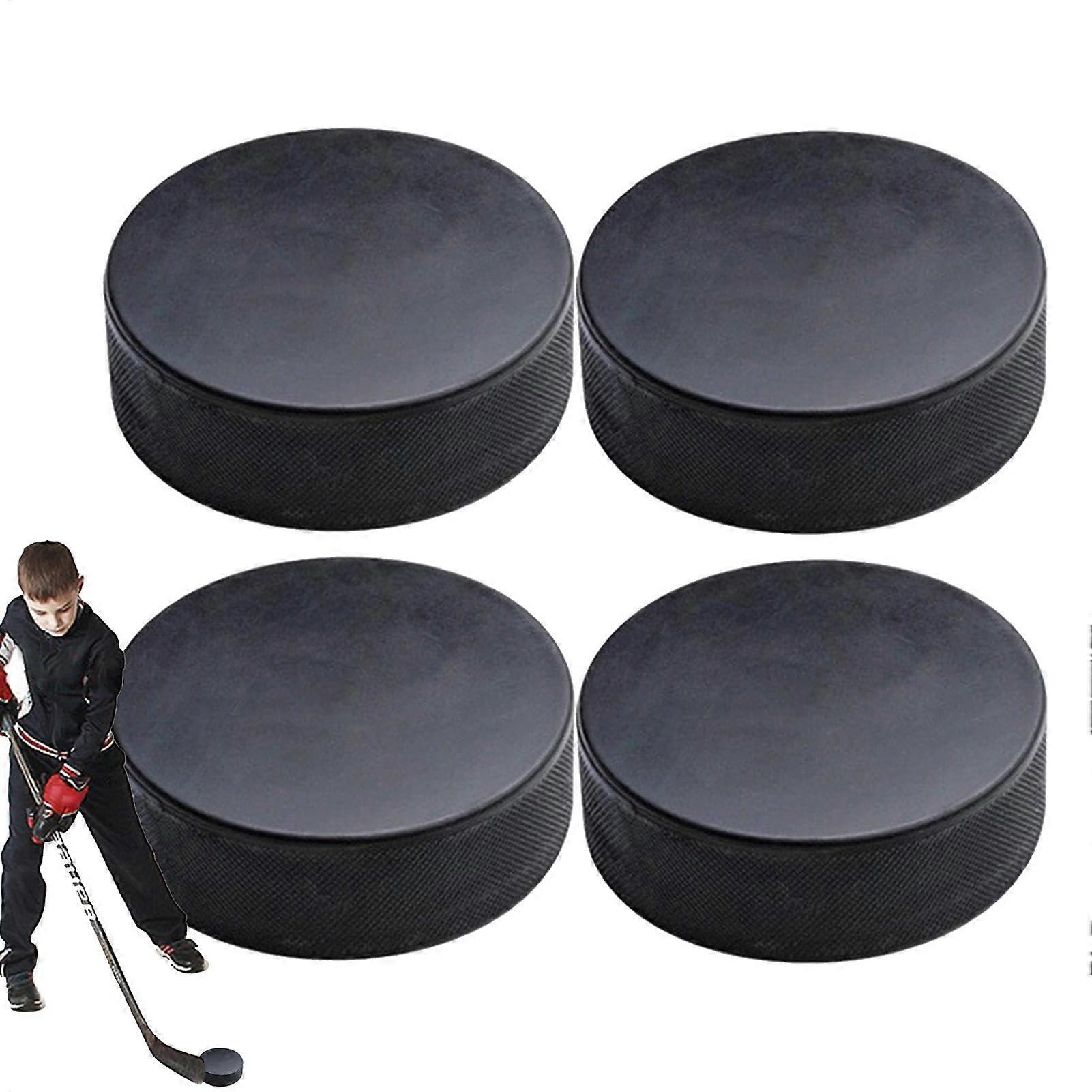Hockey pucks – 4 official rules for hockey pucks – appropriate quantity, diameter 3 inches, thickness 2.5 cm, ice hockey accessories for hockey