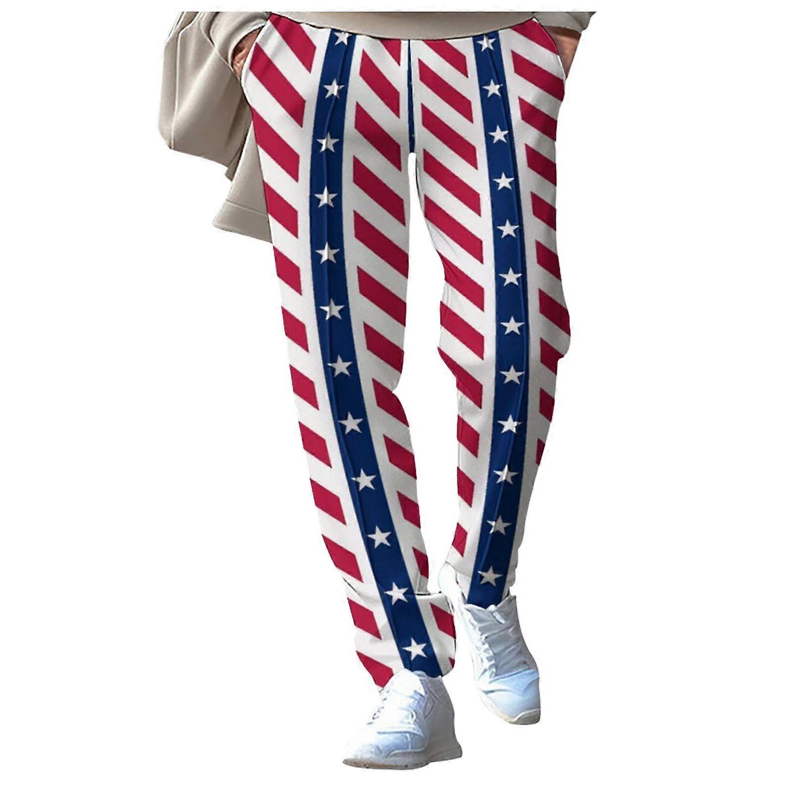 Men's Cargo Pants Baggy Jogging Pants Large Sizes Solid Color Comfortable