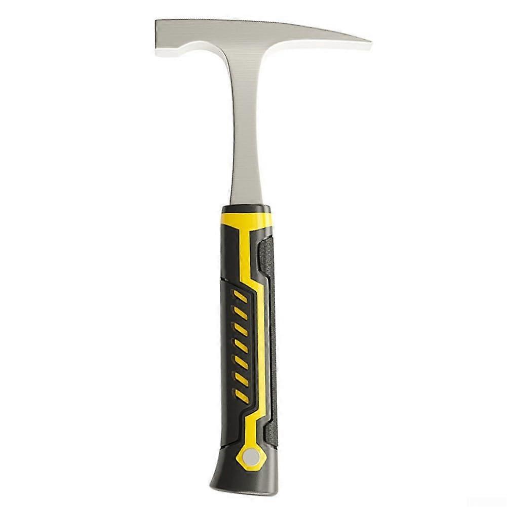 Visibility Geological Hammer with Dual Function Tool for Mining and Masonry Projects (B)