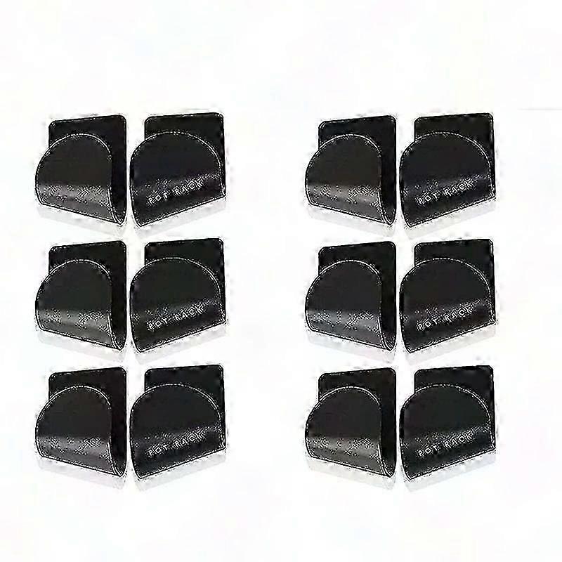 Pot lid organizer adjustable door mounted rack