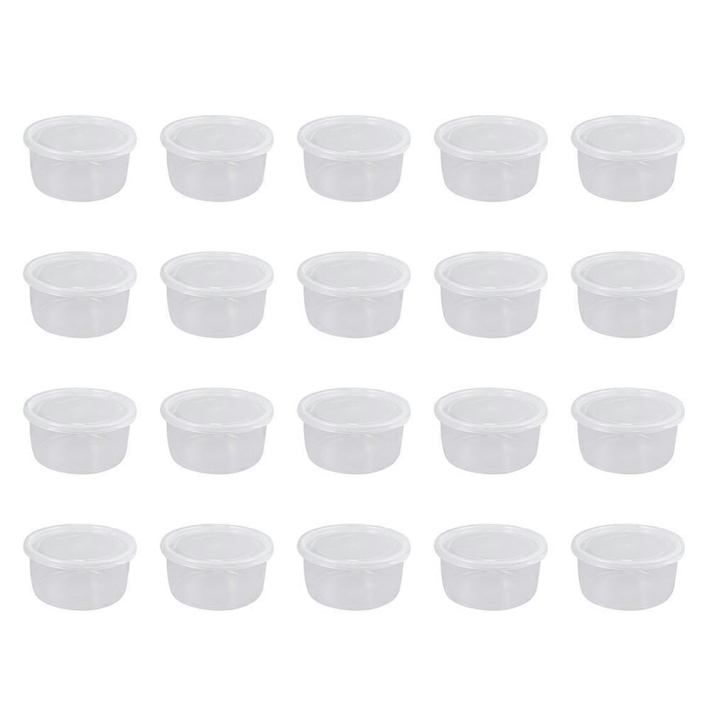 20pcs Transparent Reptile Feeding Boxes Insect Enclosure Cage for Lizards, Spiders, Frogs Durable, Easy Clean Quarantine Tank for Pet Breeding