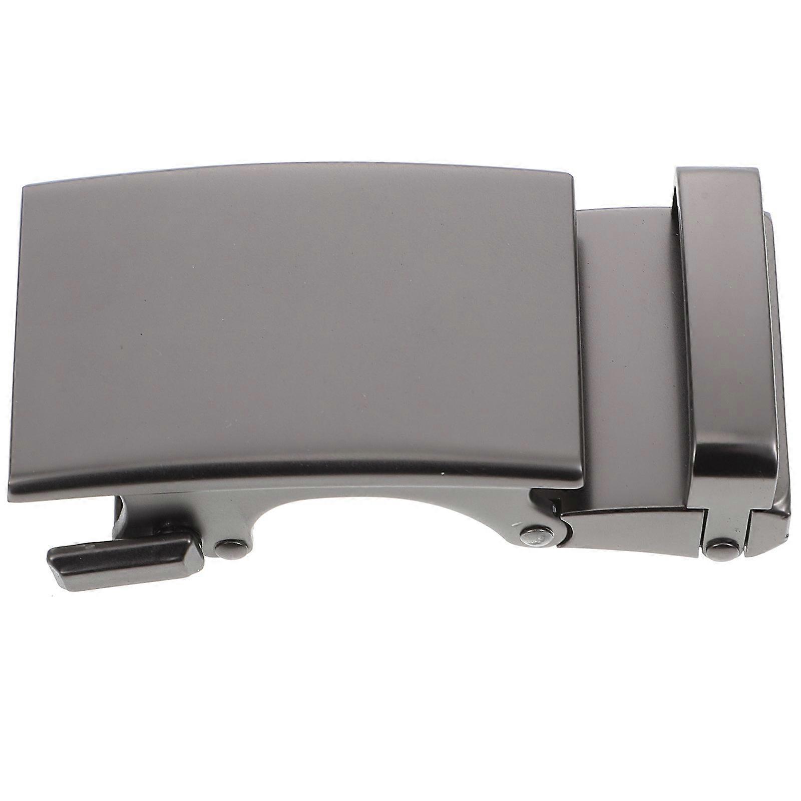 Automatic Belt Buckle for Men Easy to Use Alloy Black Fits Straps Perfect for Formal Occasions 1 Pc
