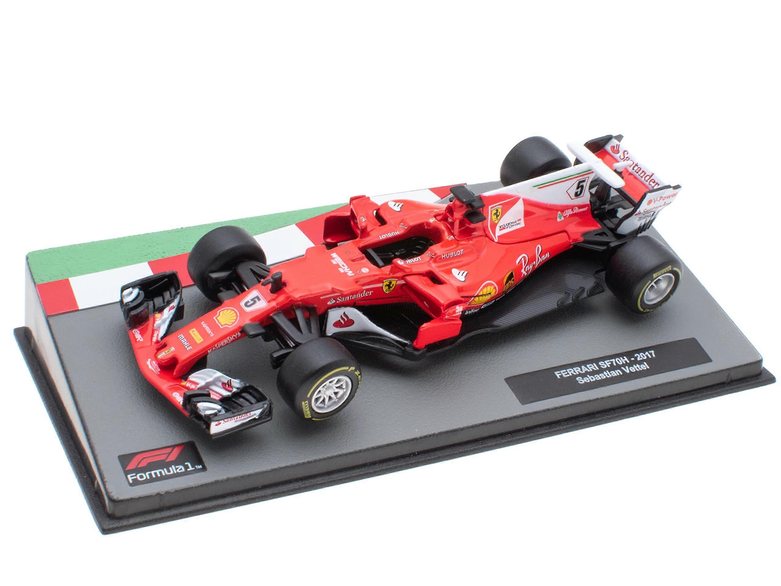 Miniature Car Formula 1 1/43 Scale Model Compatible with SF70H Sebastian Vettel 2017 Diecast Collectible FD113