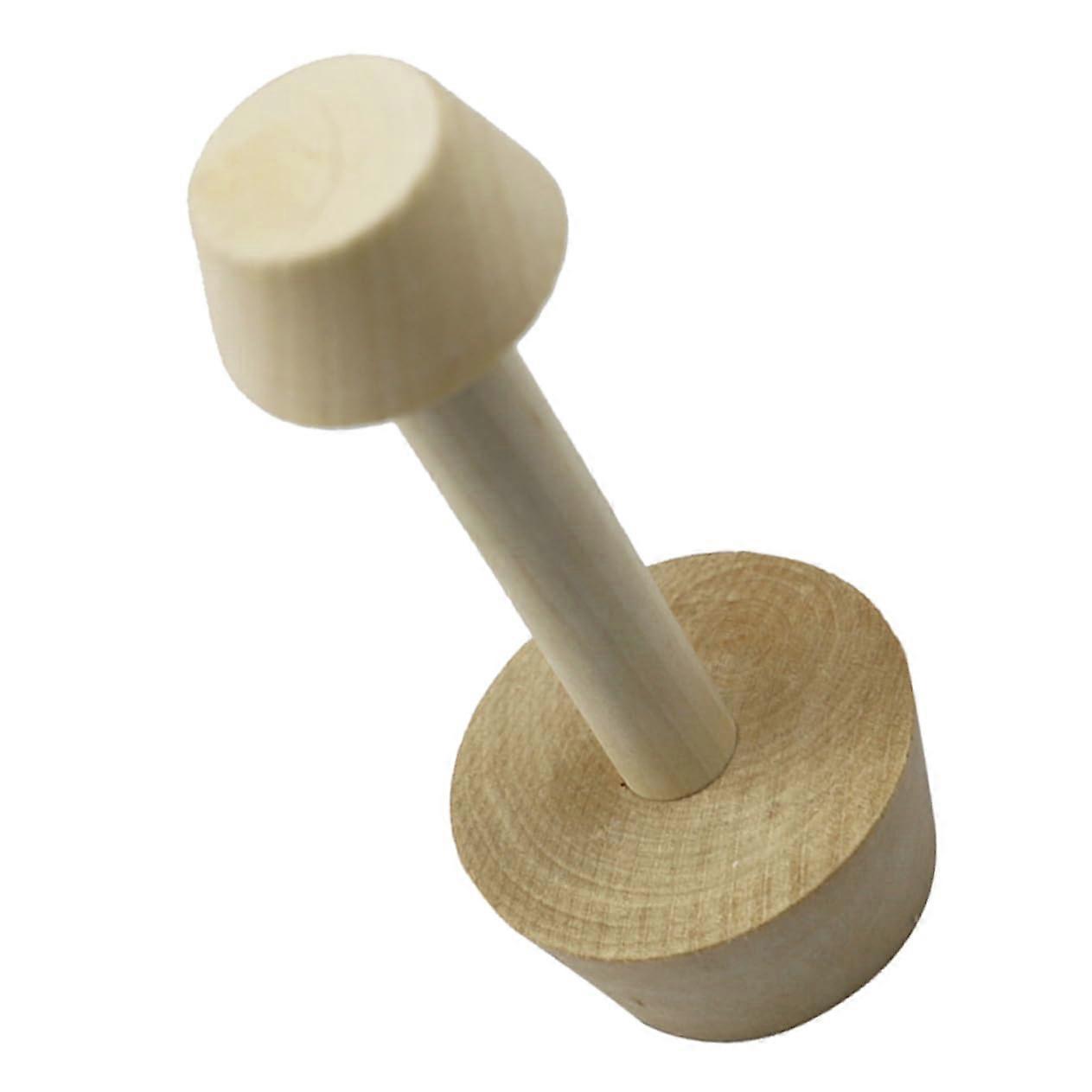 Wood Tart Stamper with DoubleSided Design, Reusable Baking Tool for Pancakes and Tart Molds, UserFriendly and Durable for Hobby Bakers