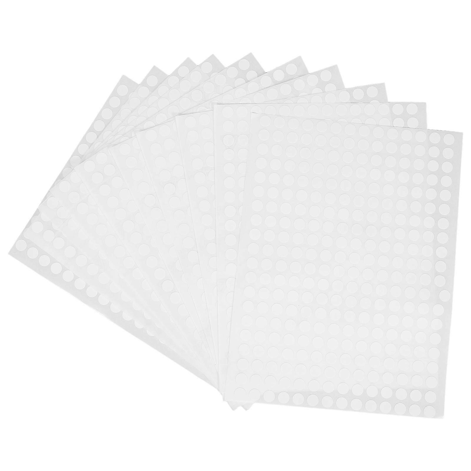Small Circle Stickers Dot Labels Daily Use Children White 0.80X0.80X0.10cm Marking 2800Pcs