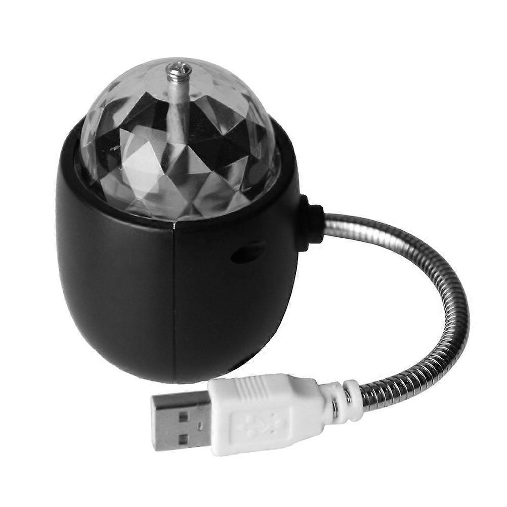 1 Pc Creative Mini Ball Stage Light Decorative Novel Strobe Light (Black)