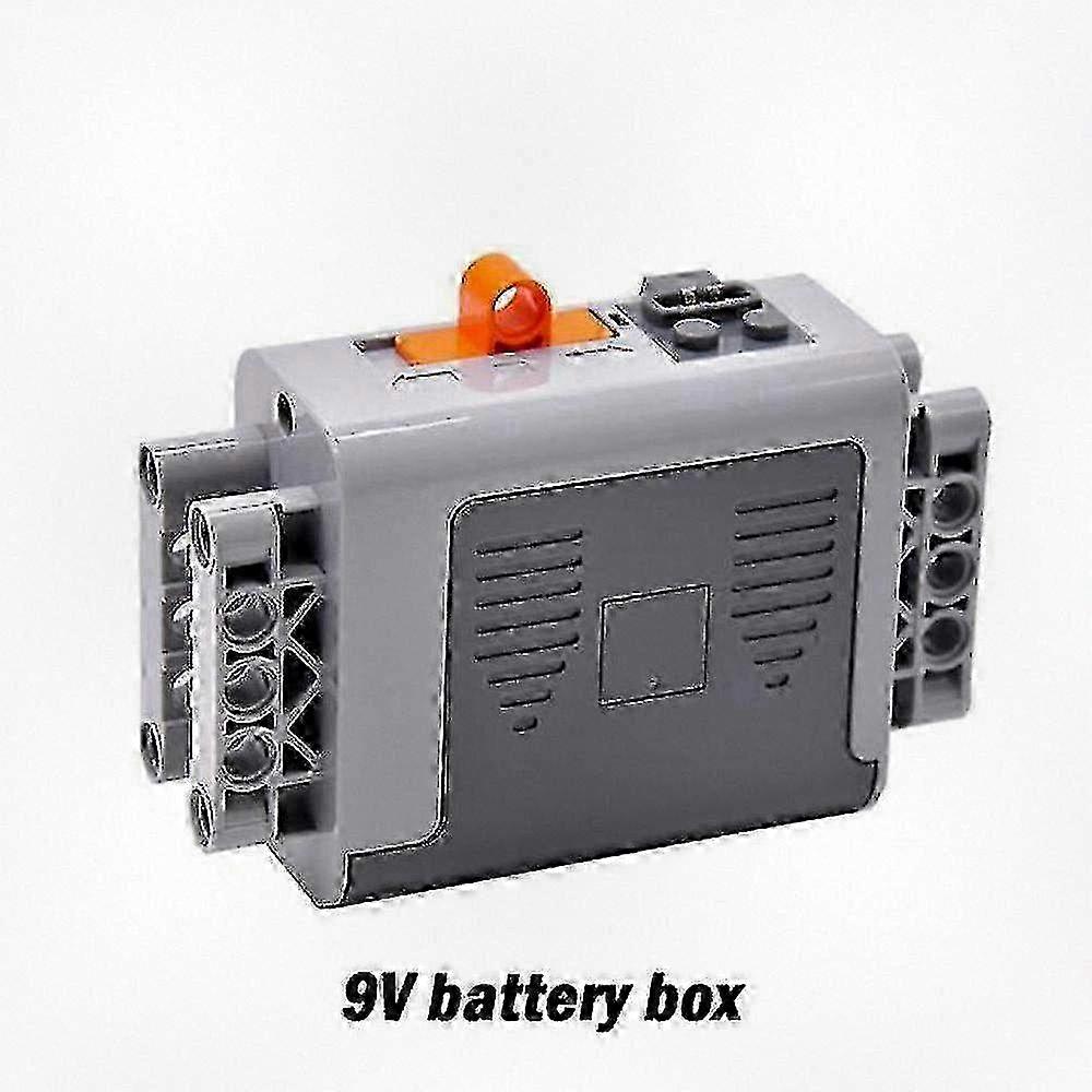 High-Tech Power Function Extension Wire with Servo Train Motor, IR Remote Control Receiver & Battery Box for DIY Car and Truck Models