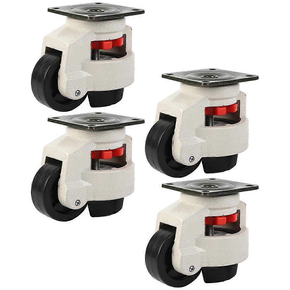 Universal Equipment Casters 4Pcs Heavy Duty Swivel Casters For Home Use 7.5x5.8cm Assorted Color Adjustable Height