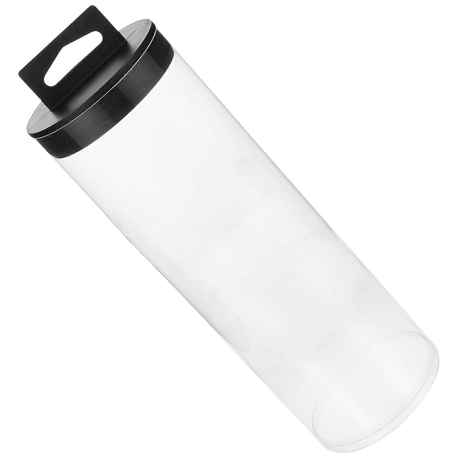 Plastic Tubes with Caps for Storage Clear Material Easy to Use and Clean Assorted Color 3.5 inches