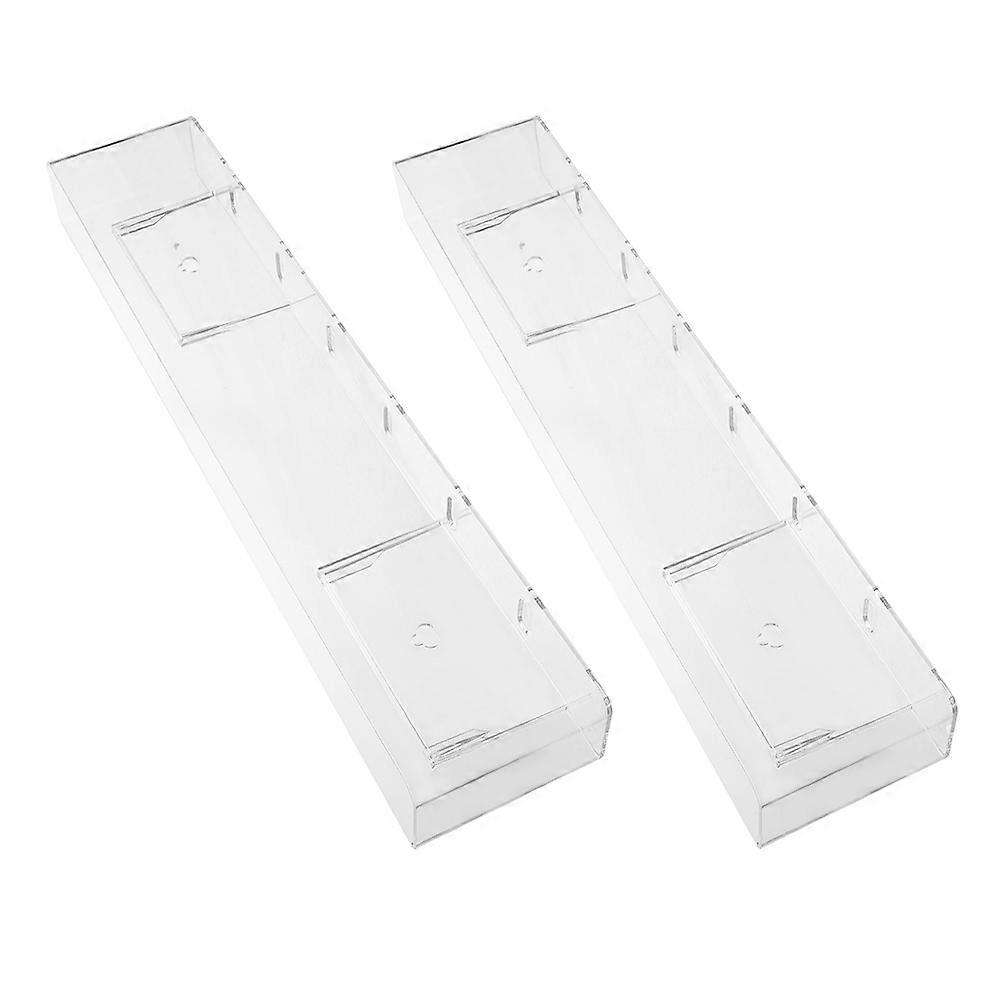 Acrylic Album Record Storage Rack 2Set Rectangular Shape Ideal For Collectors In Home Bedroom Library And Bookstore