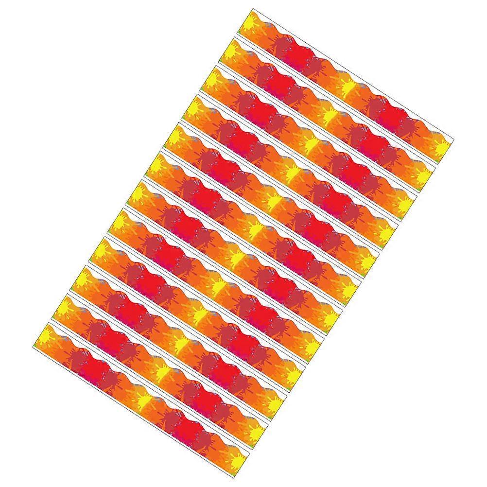 Magnetic Whiteboard Border for Classroom Decoration PVC Bulletin Board Trim 12pcs