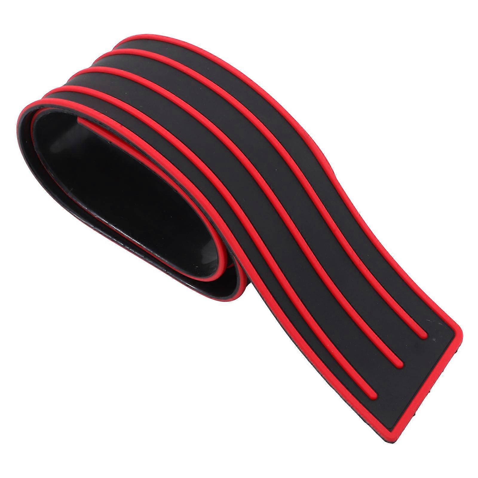 Rear Bumper Protector Strip Self Adhesive Durable Rubber Guard for Car Collision Scratch Protection Fit for Various Models Against Impacts and Wear