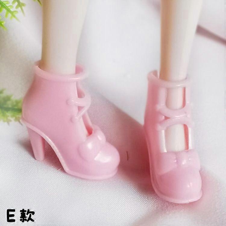 10 Pairs Doll Toy Dress Up Accessories: Miniature High Heels For 40cm Dolls - Fashionable Dress-Up Accessories - Miniature High Heels
