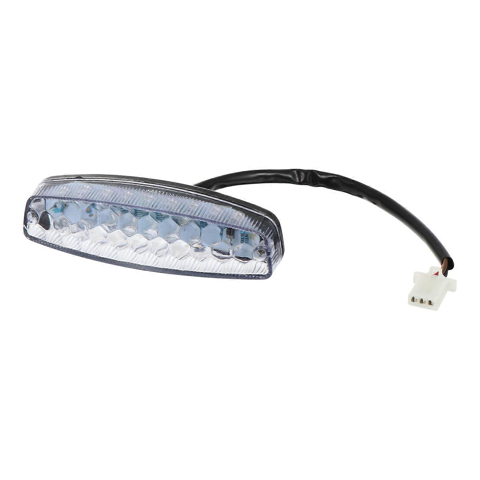 ATV Rear Brake Light for Motorbike High Brightness Plastic Black Easy to Install 12V