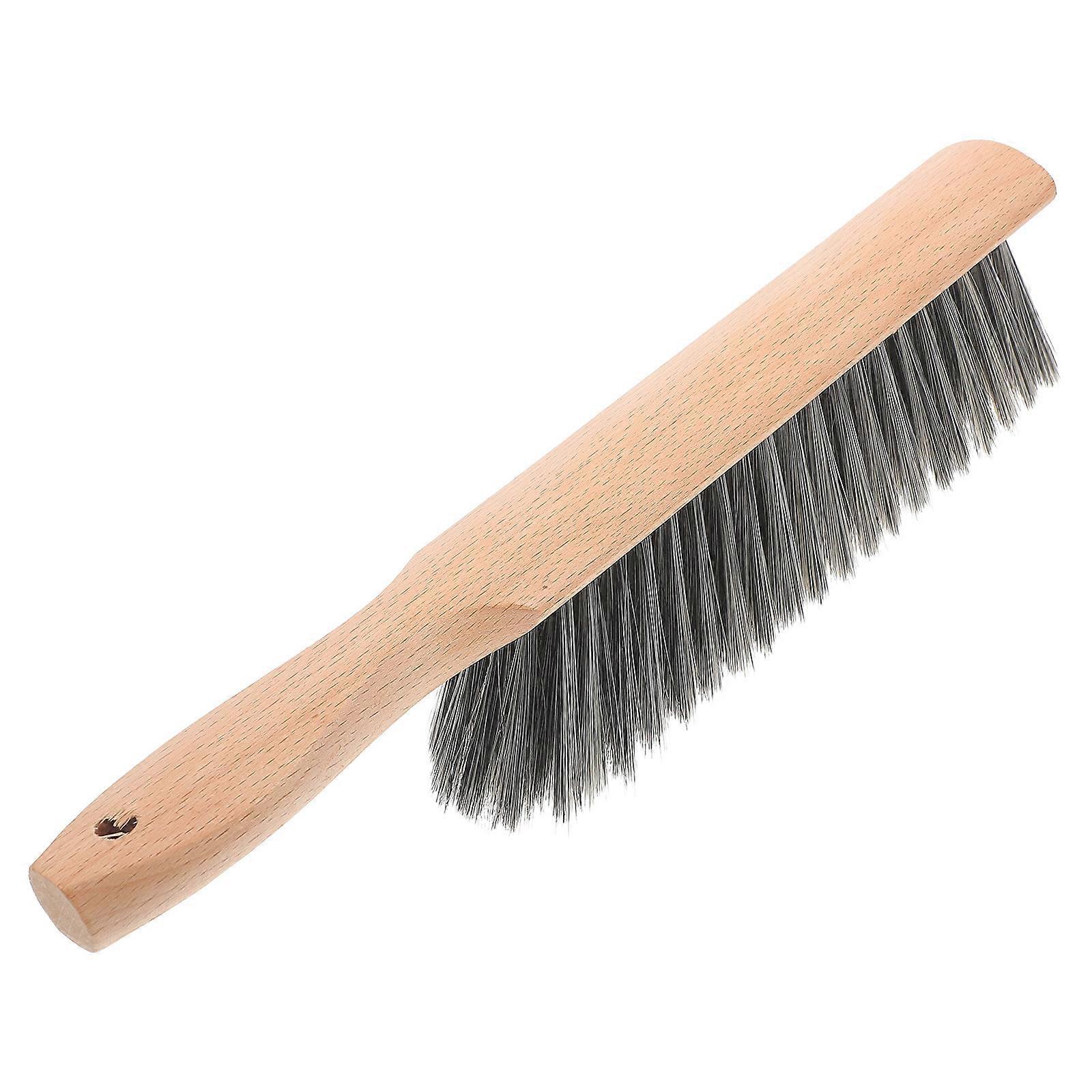 Hemoton Wooden Duster Brush Bed Cleaning Brush Hand Sweeping Brush Cleaning Brush for Door and Window